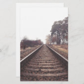 Eisenbahn in die Unendlichkeit Briefpapier (Vorne/Hinten)