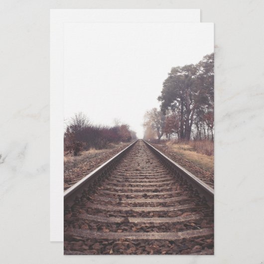 Eisenbahn in die Unendlichkeit Briefpapier (Vorne/Hinten)