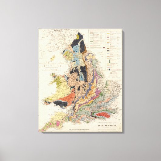 Eisenbahn in England Leinwanddruck (Vorderseite)