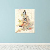 Eisenbahn in England Leinwanddruck (Insitu (Holzboden))