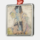 Eisenbahn in England Silbernes Ornament (Links)