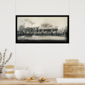 Eisenbahn & Kavallerie Foto 1907 Poster (Küche)