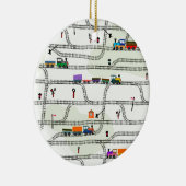 Eisenbahn Keramikornament (Rechts)