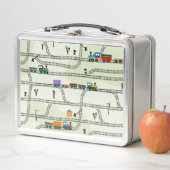 Eisenbahn-Kids-Zug Metall Brotdose (Beispiel)