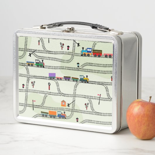 Eisenbahn-Kids-Zug Metall Brotdose (Beispiel)