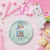 Eisenbahn-Kids-Zug Pappteller (Party)