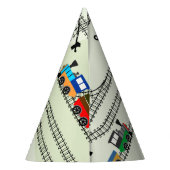 Eisenbahn-Kids-Zug Partyhütchen (Rückseite)