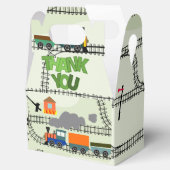 Eisenbahn-Kids-Züge & Tracks Gefälligkeitsboxen Geschenkschachtel (Geöffnet)