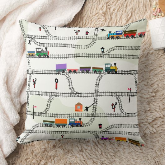 Eisenbahn Kissen (Decke)
