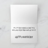 EISENBAHN-KOCH KOCHEN AUF MOTOR-FOTO KARTE (Innenseite)