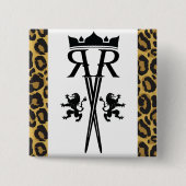 Eisenbahn-Logo-Knopf Button (Vorderseite)