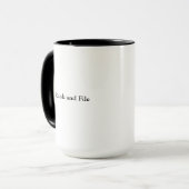 Eisenbahn-Logo-Tasse Tasse (Vorderseite Links)