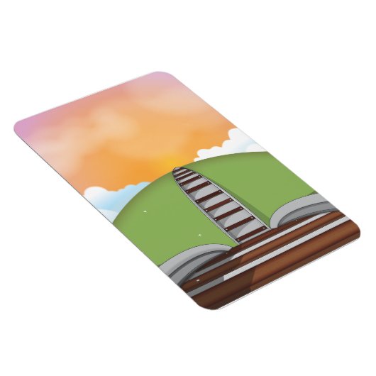 Eisenbahn Magnet (Rechte Seite)