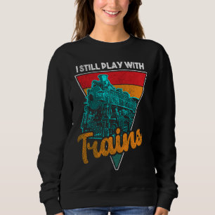Eisenbahn Modellbahn Fan Railfan Liebe   2 Sweatshirt