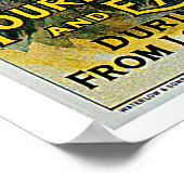 Eisenbahn Picturesque Wales England Poster (Ecke)