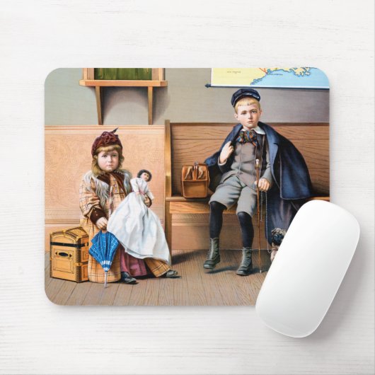 EISENBAHN-PLAKAT, 1898 MOUSEPAD (Mit Mouse)