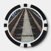 "Eisenbahn" Pokerchips (Vorderseite)