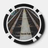 "Eisenbahn" Pokerchips (Rückseite)