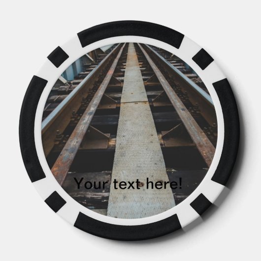 "Eisenbahn" Pokerchips (Rückseite)