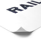 Eisenbahn Postbeamte Print 1926 Poster (Ecke)