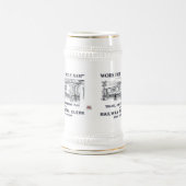 Eisenbahn Postbeamte Vintag 1926  Bierglas (Mittel)