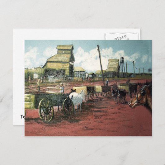 Eisenbahn Postkarte (Vorne/Hinten)