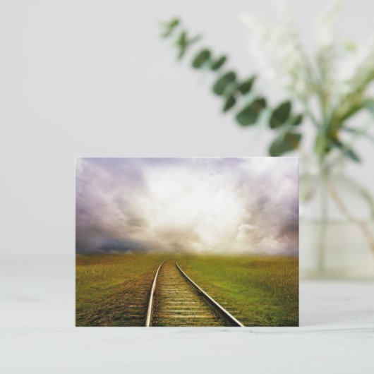Eisenbahn Postkarte (Stehend Vorderseite)