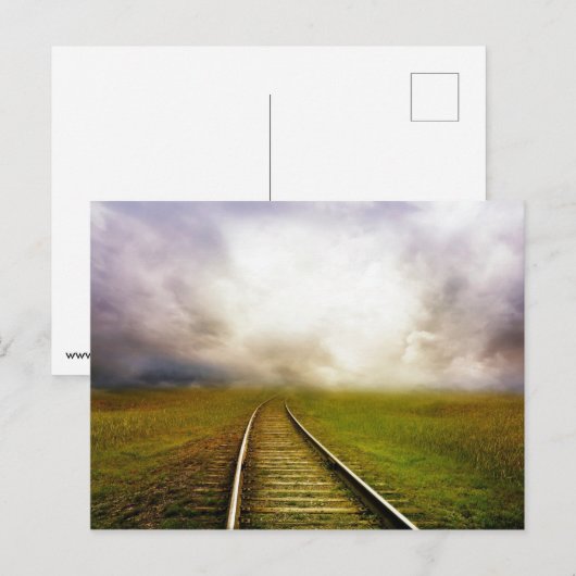 Eisenbahn Postkarte (Vorne/Hinten)