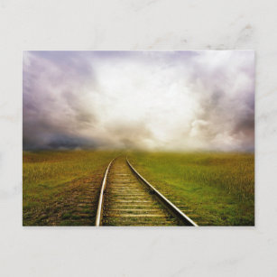 Eisenbahn Postkarte
