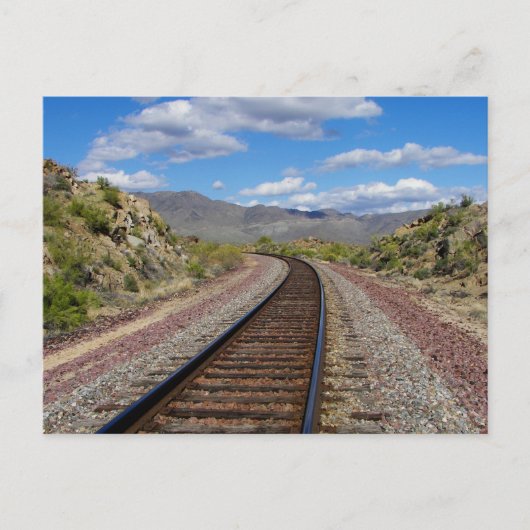 Eisenbahn Postkarte (Vorderseite)