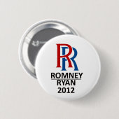 Eisenbahn Romney Ryan '12 Button (Vorne & Hinten)