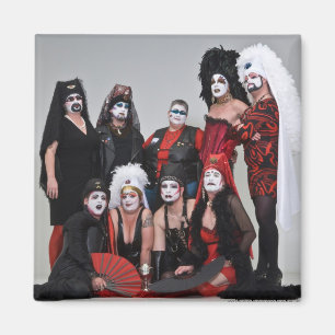 Eisenbahn-Schwester-Feiertags-Foto Magnet