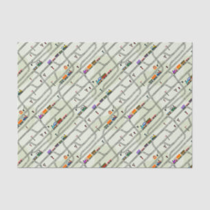 Eisenbahn Seidenpapier