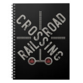 Eisenbahn-Signalzug Lokomotive Retro Trainotter Zu Notizblock (Vorderseite)