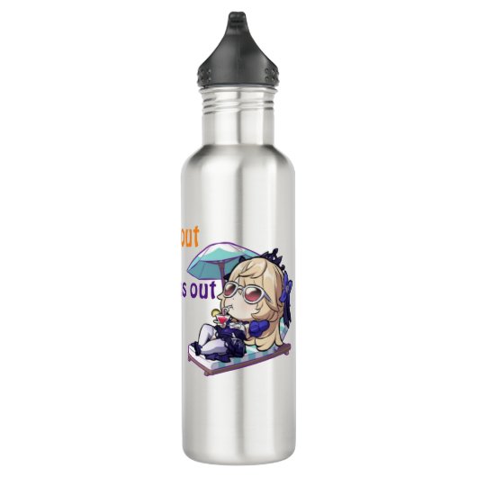 Eisenbahn. Sonnen, Gewehre raus Edelstahlflasche (Rechts)