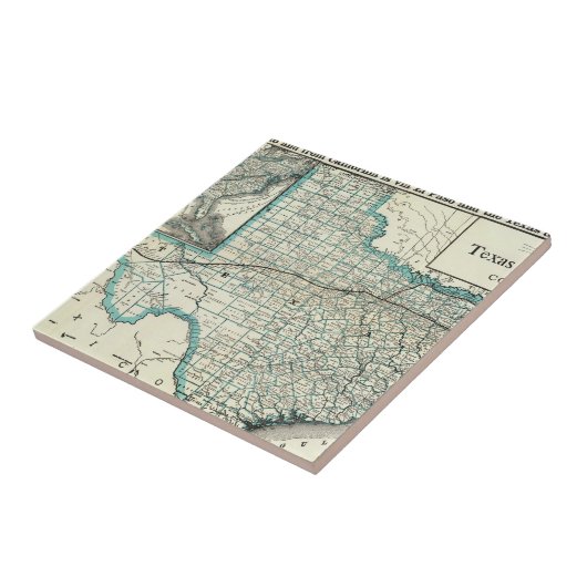 Eisenbahn Texas Pazifik Fliese (Seite)