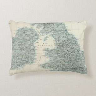 Eisenbahn und Kanäle der britischen Inseln Dekokissen