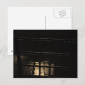 Eisenbahn und Wassertropfen Postkarte (Vorne/Hinten)