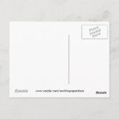 Eisenbahn und Wassertropfen Postkarte (Rückseite)