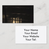 Eisenbahn und Wassertropfen Visitenkarte (Vorne/Hinten)