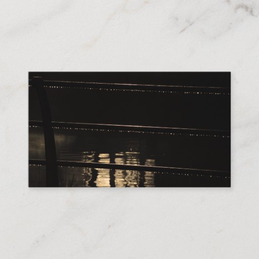 Eisenbahn und Wassertropfen Visitenkarte (Vorderseite)