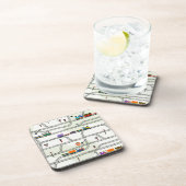 Eisenbahn Untersetzer (Rechte Seite)