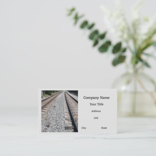 Eisenbahn Visitenkarte (Stehend Vorderseite)