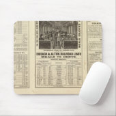 Eisenbahn von Chicago und Alton 2 Mousepad (Mit Mouse)