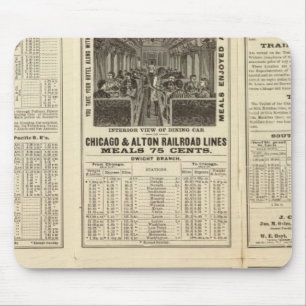 Eisenbahn von Chicago und Alton 2 Mousepad