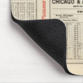 Eisenbahn von Chicago und Alton 3 Mousepad (Ecke)
