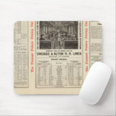 Eisenbahn von Chicago und Alton 3 Mousepad (Mit Mouse)