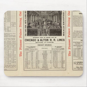Eisenbahn von Chicago und Alton 3 Mousepad