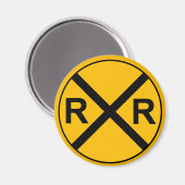 Eisenbahn-Zeichen Magnet (Vorderseite/Rückseite)