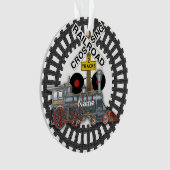Eisenbahn Zug Ornament (Vorderseite)